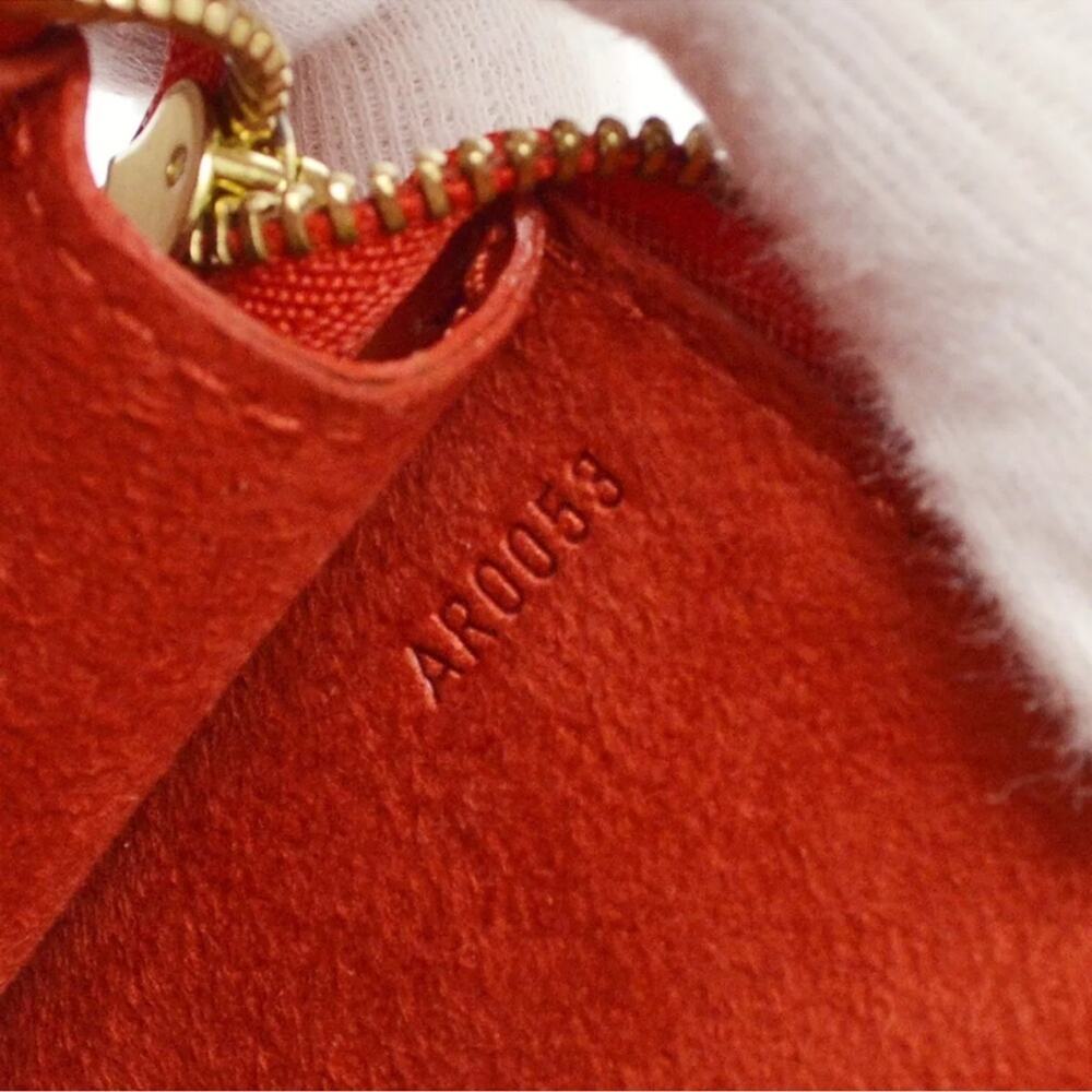 AUTHENTIC LOUIS VUITTON RED EPI POCHETTE ACCESSOIRES 24 HANDBAG - Picture 8 of 8